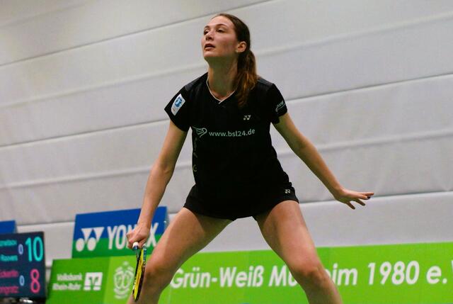 Maria Kuse "im Tunnel" | Foto: Grün-Weiß Mülheim