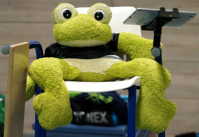 Sieggy hat immer den besten Platz | Foto: Grün-Weiß Mülheim