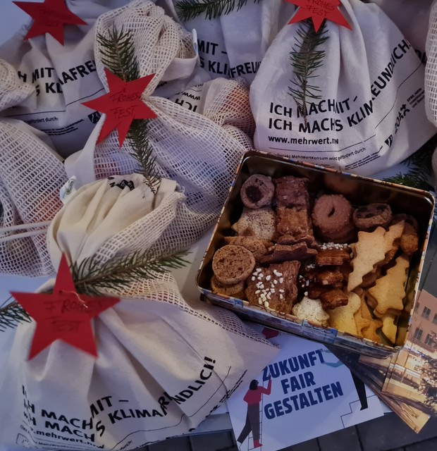 Achten Sie auch mal bei Backzutaten und Kuvertüre auf Fairtrade-Siegel! 