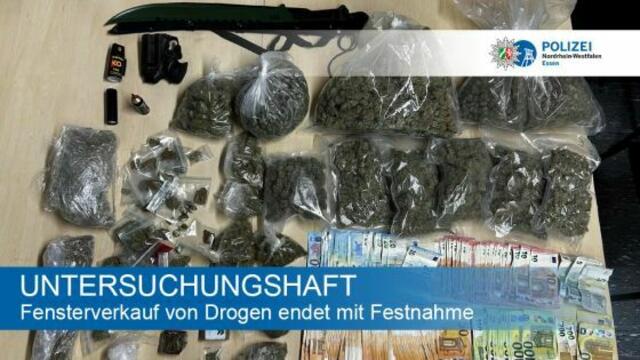 UNTERSUNGSHAFT VON DROGEN  | Foto: Polizei Essen 