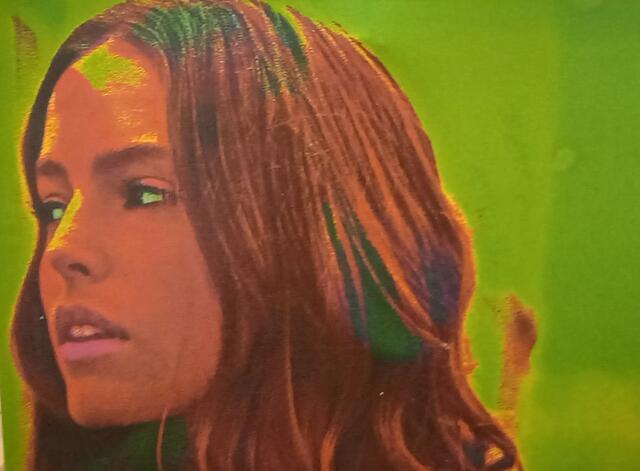 Vienna Girl, Vorlage sw-Werbefoto, am PC new arranged and finished, eins von zahlreichen Screenprints/
Bronco54/Merkel Collection | Foto: Fotoarchiv Merkel und Merkel, Bronco54