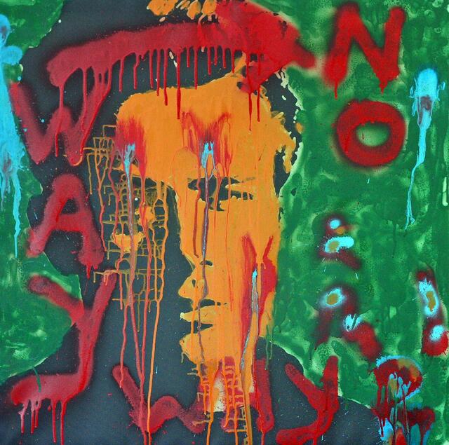 NO WAY...Hommage a Yoko Ono/Fluxus Woman
BRONCO54, aka Wichita Linesman
Mixed Media &gt; Acryl,  Spray, Tags | Foto: Fotorechte by Bronco54 und Fotoarchiv