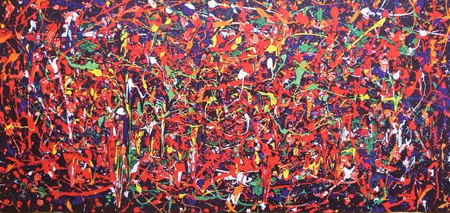 Leaving Jackson's Tracks
Leaving Lee Krasner's Tracks
Acrylic on Canvas, 200x400 cm
by Bronco54
Slg Irena Maria Merkel, eine ähnliche Fassung 200x600 cm Privatsammlung ABU DHABI
 | Foto: Fotorechte by Bronco54 und Fotoarchiv Merkel und Merkel