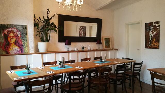 Ausstellung im Konfetti, links "BARCA GIRL", rechts "BARCA KID", both Pieces saved by Bronco with the possibilites of PC-Digital by Bronco54
Merkel Collection/ non available | Foto: Bronco54, Irena Maria Merkel