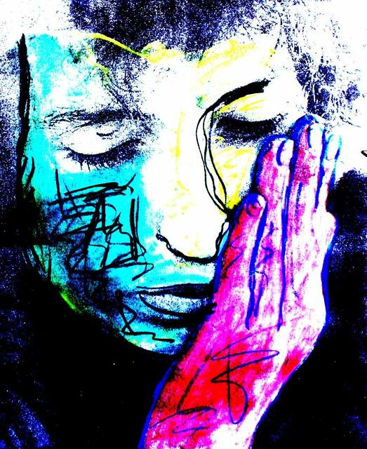 Bronco54, Mixed Media &gt;&gt;
"Bob Dylan" | Foto: Fotoarchiv Merkel und Merkel, Bronco54, Merkel Collection