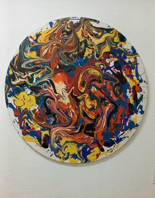 Sans titre, Tondo by Bronco54