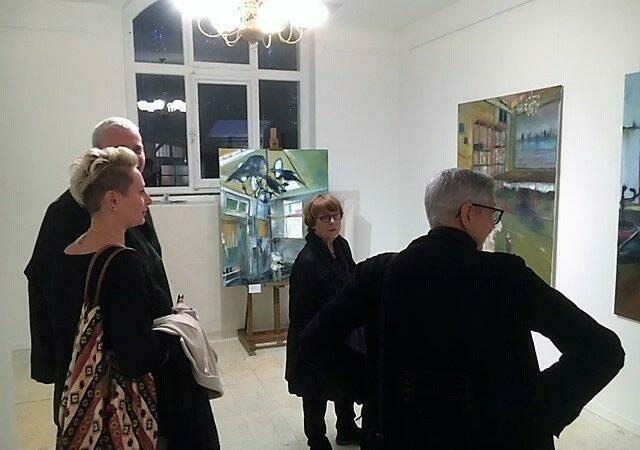 "Passage" Ausstellung der Mülheimer Künstlerin Cornelia Treinen-Wissel.  Ihre Malerei zeigt u.a. Ateliers von Mülheimer Künstlerinnen und Künstlern | Foto: Mülheimer Kunstverein und Kunstförderverein KKRR