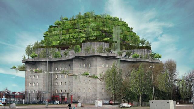 Grüner Bunker Hamburg 