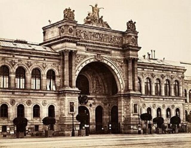Palais de l'Industrie in Paris,  hier fand der erste SALON DE REFUSÈS statt | Foto: Édouard_Baldus / Archiv Mülheimer Kunstverein KKRR