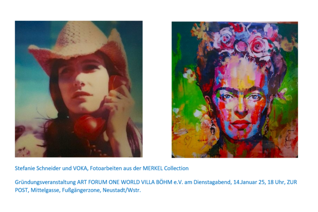 Stefanie Schneider "The Call with the Red Telephone"
Fotoarbeit and Frida Kahlo by VOKA Aludibond | Foto: FotoArchiv Merkel and Merkel, LUMAS / two times