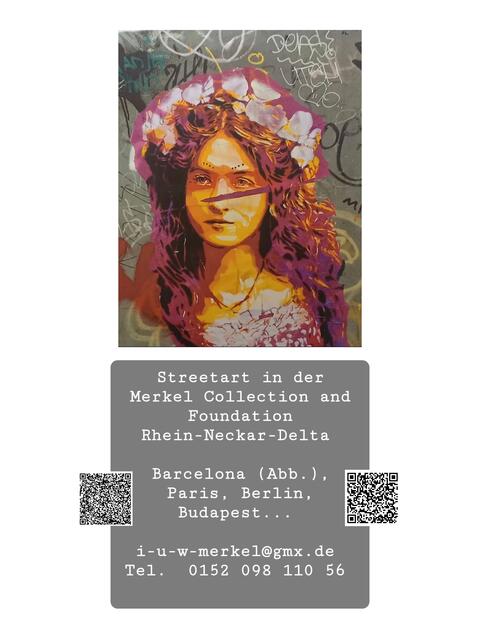 Barca Girl
Bronco54
Mixed Media
FLYER der Merkel Collection | Foto: Bronco54/Merkel Collection...