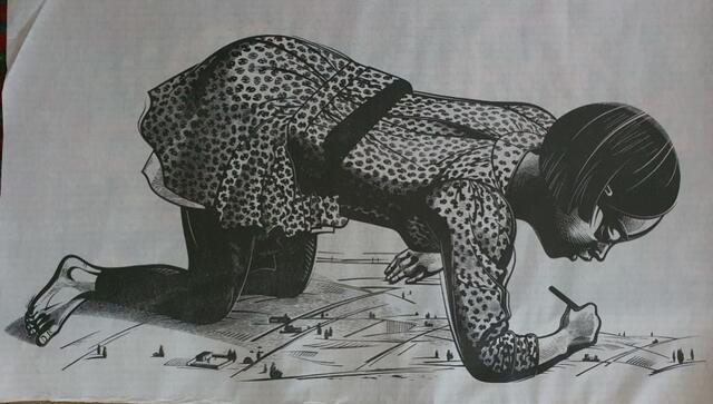 Knieende /Holzschnitt
Franca Bartholomäi
SLG Merkel | Foto: Bartholomäi, Merkel und Merkel