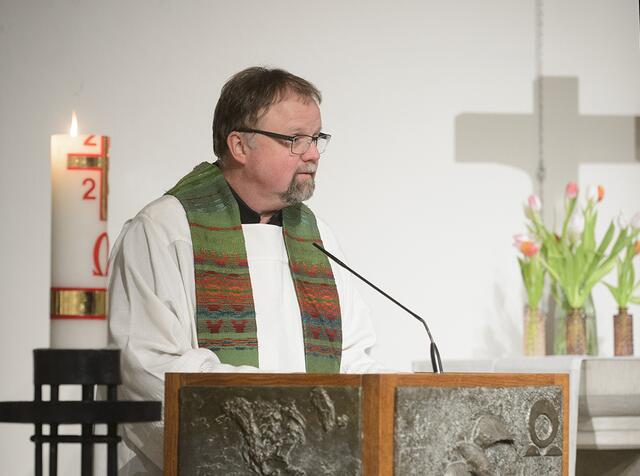Domvikar Bernd Wolharn bei seiner Ansprache. | Foto: Kirchenkreis Essen/Alexandra Roth