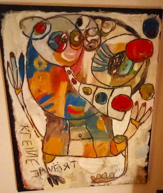 Peter Padubrin-Thomys /Leipzig/Offspace
Öl/Slg Merkel
Style:Neo CoBrA | Foto: Padubrin-Thomys, Merkel Collection