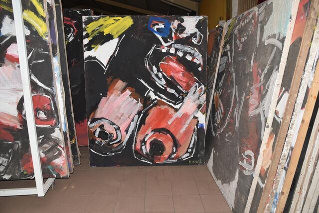 CRY NOW SMILE LATER
Peter Haese, Acryl, 200x160
Slg Lendle und Ritter | Foto: Slg Lendle und Ritter, FotoArchiv Merkel und Merkel