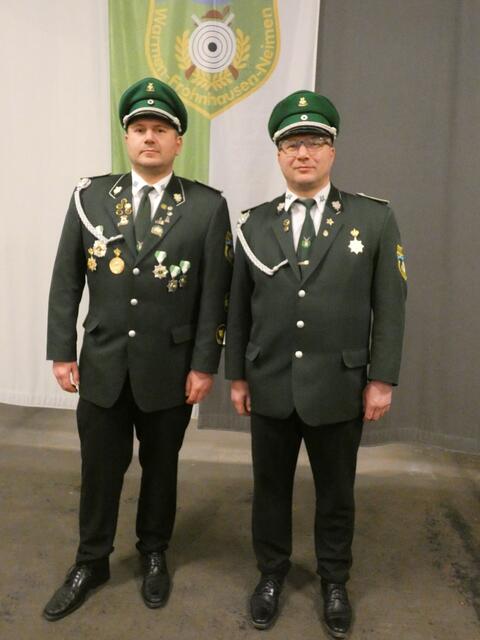 Kaiser Dennis Thiele und König Sven Thiele 