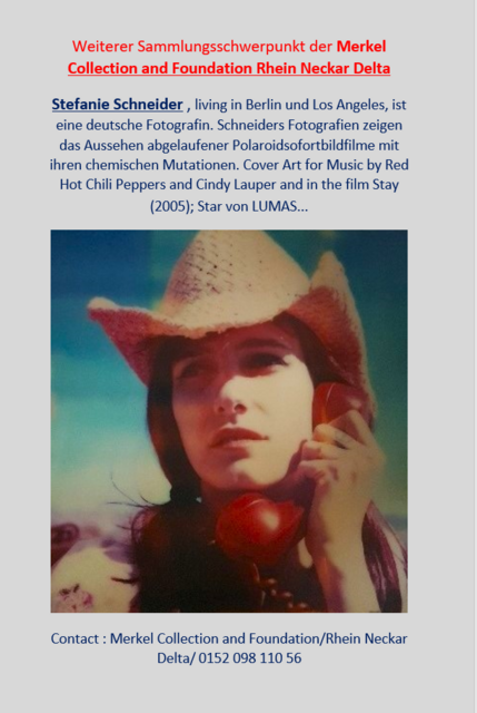 Flyer Stefanie Schneider/Slg Merkel | Foto: Stefanie Schneider, LUMAS, Merkel Collection