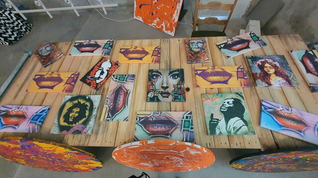 kleine Formate Bronco54 and friends (Di Siena, Barca Streetartists...) | Foto: Fotoarchiv Merkel und Merkel, Bronco54