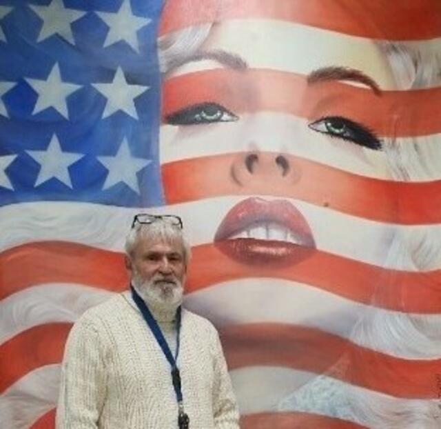 Bronco54/Wolfgang Merkel/Horse with no name
Im Background "An American Woman" (Doris Zeidlewitz/Städel Schülerin) | Foto: Irena Maria Merkel/FotoArchiv Merkel und Merkel