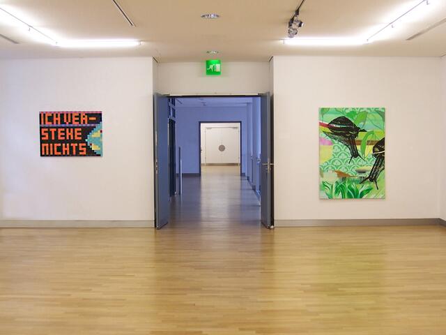 Wild at Heart
2006 Flachshof Speyer
Hier: Arbeiten von Heide NORD (d.i.Heide Neumann)
Neo-Rauch-Schülerin | Foto: Fotoarchiv Merkel und Merkel, Bronco54,Heide Nord