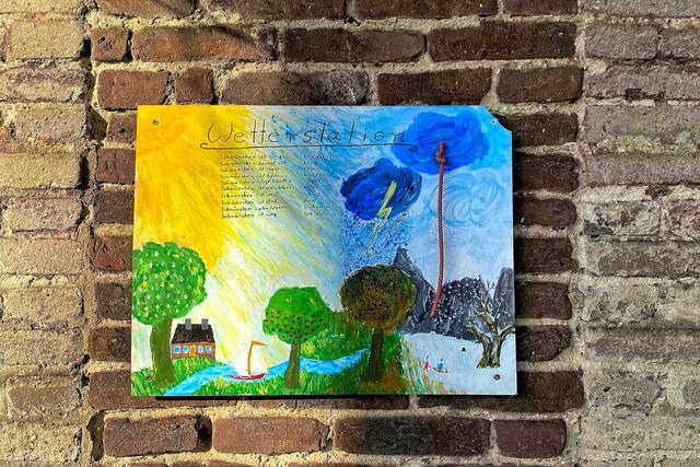 Unterwegs gab es auch eine "Wetterstation" der besonderen Art. | Foto: ©Margot Klütsch