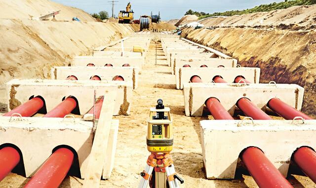 So sehen die Erdkabel bei Raesfeld aus.

© Foto: Amprion GmbH / Frank Peterschröder
