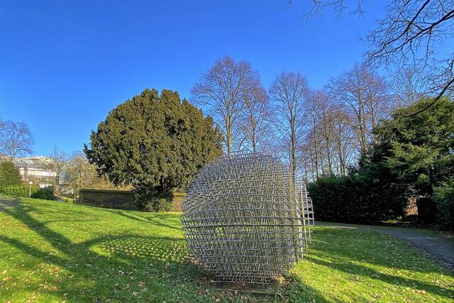 Francois Morellet: Sphère-Trames (1962/76): Die Quadratur des Kreises | Foto: ©Margot Klütsch