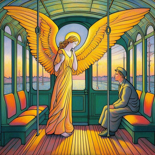 Endstation?- Nein, nur umsteigen! | Foto: Idee: Firla - Umsetzung: Designer-GPT-Bing