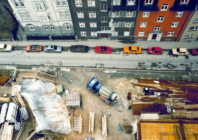 Blick von oben auf die Baustelle.  | Foto: Philippusstift Essen