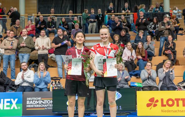 Stolze Siegerinnen bei der DM O19 - Leona Michalski &amp; Thuc Nguyen | Foto: Foto: André Klingmann