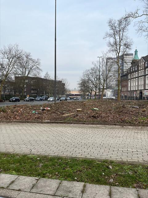 Die FDP-Fraktion setzt sich jetzt dafür ein, dass as Grundstück am Varnhorstkreise schnellstens wieder in einen ansehnlichen Zustand gebracht wird | Foto: pep