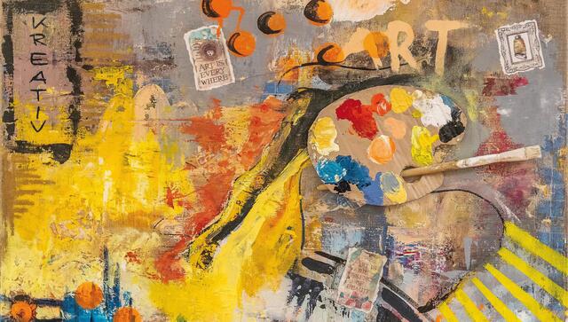 In der Rüttenscheider Reformationskirche sind vom 23. Februar an Kunstwerke von Frauen zu sehen, die an Brustkrebs erkrankt sind. | Foto: Kirchenkreis Essen/Kirchengemeinde Rüttenscheid