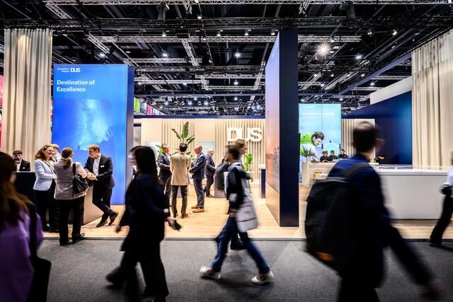 Neue Ziele, zusätzliche Airlines, mehr Verbindungen – der Düsseldorfer Airport stellte auf der ITB Berlin seinen Sommerflugplan vor. | Foto: Heidi Scherm/Flughafen Düsseldorf