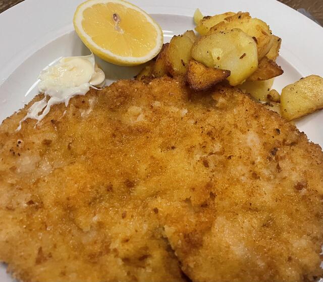 Wiener Schnitzel im "Zum Jägerhof"