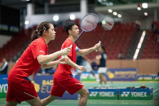 Das Mixed machten die Chinesen unter sich aus | Foto: Grün-Weiß Mülheim