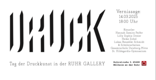 Einladungskarte Vernissage am Freitag, 14. März 2025 um 18 Uhr - EINTRITT FREI! | Foto: Mülheimer Kunstverein und Kunstförderverein KKRR