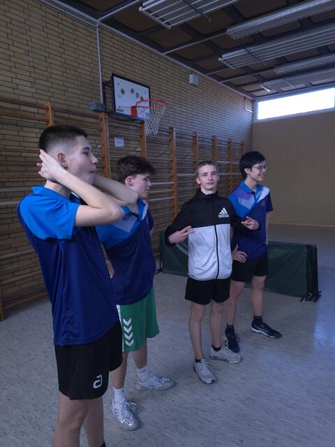 Haben es fast geschafft zum Klassenerhalt(v.li) Nicolas Genski; Max Nowicki; Jani Richter &amp; Jan Runte 