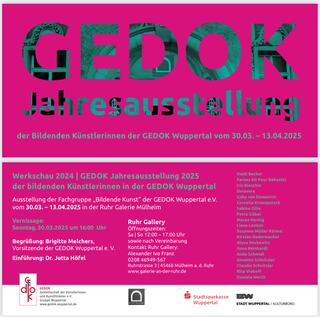 "Frauenkunst" in der Ruhrtalstadt Mülheim - die Jahresausstellung der größten Vereinigung von Künstlerinnen GEDOK ist zum dritten mal in Mülheim zu Gast! | Foto: Mülheimer Kunstverein und Kunstförderverein KKRR