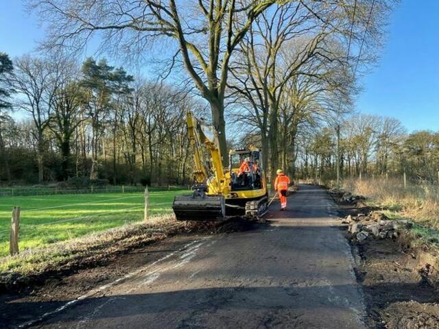 Unter anderem "Am Kanal" wird ab dem 17. März asphaltiert. Foto: Stadt Marl / ZBH.