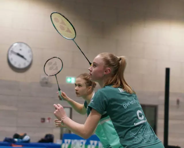 Gloria Poluektov und Dana Arnold | Foto: Grün-Weiß Mülheim