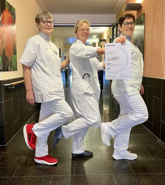 Sie machen ausgezeichnete Arbeit: (v.l.) Anette Gerlt, Dr. Natalie Tamminga und Viola Schröer. Foto: Bea Danielsmeier 