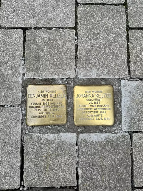Der Stolperstein in Erinnerung an Johanna Keijzer wurde ersetzt. Foto: Stadt Menden