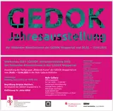 Plakat zur GEDOK-JAHRESAUSSTELLUNG 2025 | Foto: GEDOK-Wuppertal