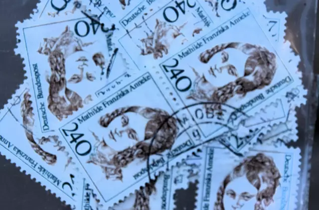 Briefmarke mit Konterfei Mathilde Franziska Anneke