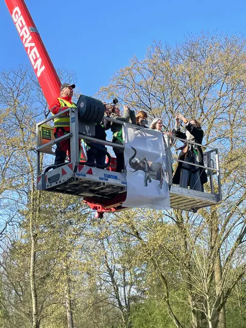 Auch die zweite Presse-Gruppe hatte ihren Spaß | Foto: @klaus denzer @mœrs festival