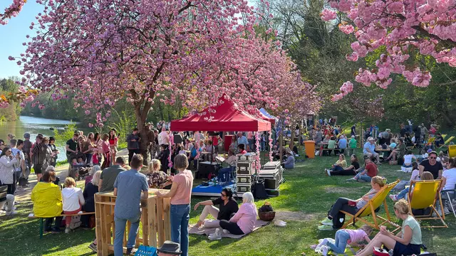 Kirschblütenfest 2025 am Kermisdahl in Kleve