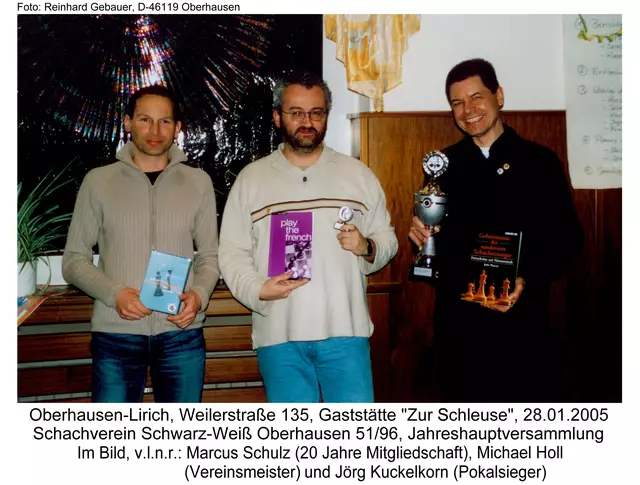 Marcus Schulz, Michael Holl und Jörg Kuckelkorn
