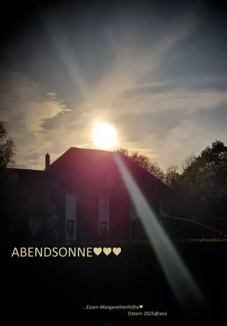 am frühen Abend
Ostern