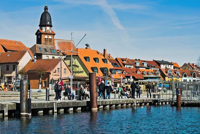 Waren Müritz und Hafen.