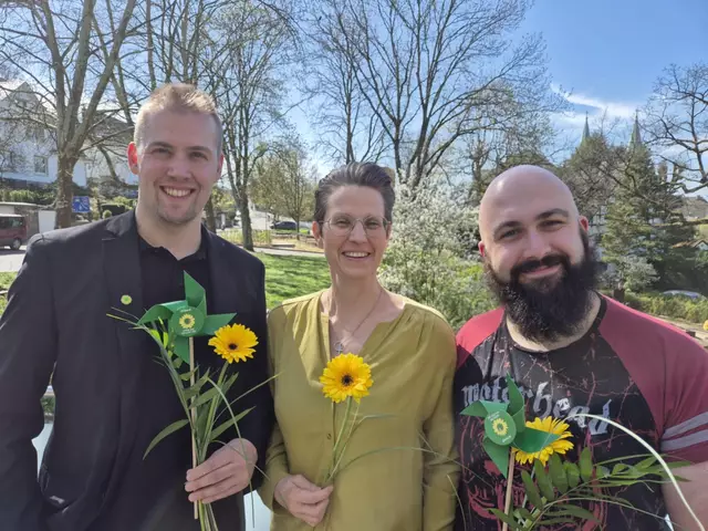 Von rechts nach links: Alex-Marvin Fabrizius, Berit Schoppen und Marvin Bruckmann | Foto: Marvin Bruckmann